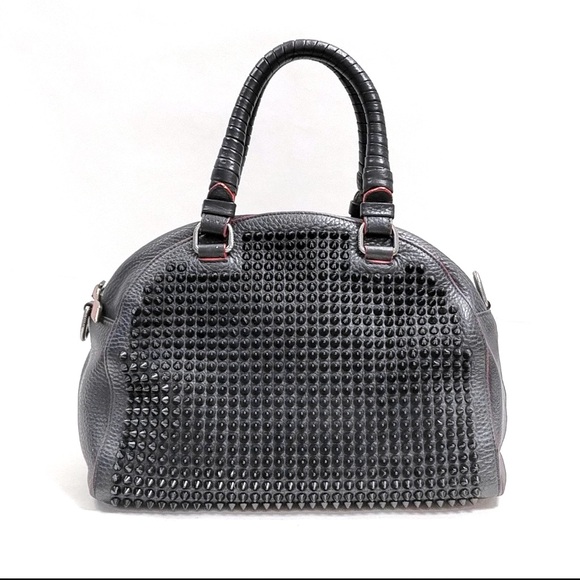 CHRISTIAN LOUBOUTIN Studded Mini Boston Bag - Picture 1 of 10